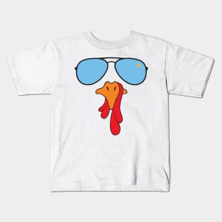 Hilarious Turkey Face, Perfect for Thanksgiving & Christmas Kids T-Shirt